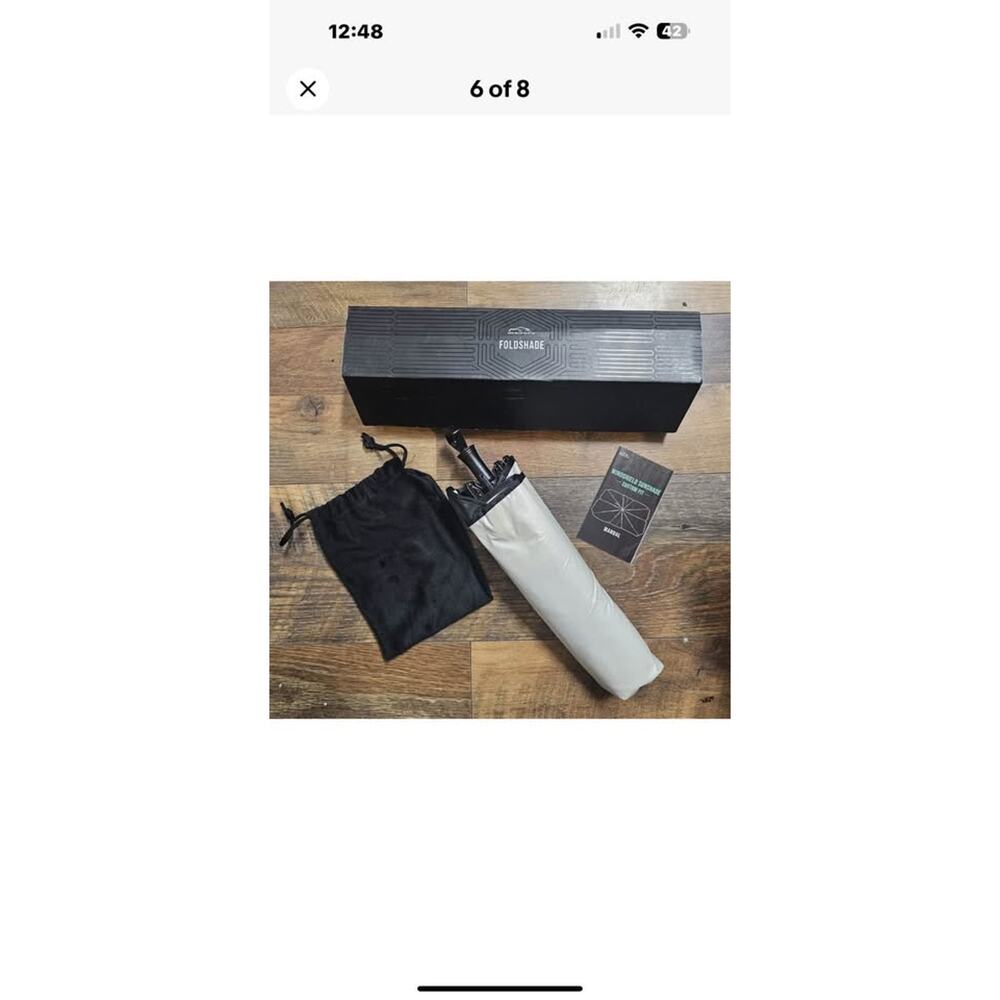 ☀️ FoldShade Windshield Umbrella Sunshade – $15 (Brand New) 🚗